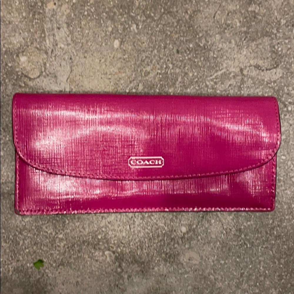 Pink Coach Wallet